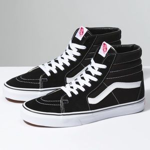 VANS | Sk8-Hi Black And White Sneakers